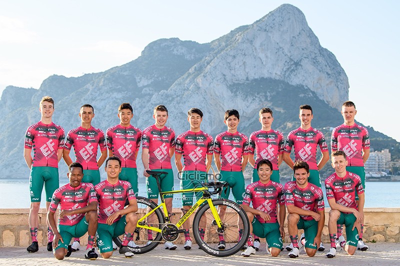 Ef Education-nippo Ropa Ciclismo Culotte Corto 2023 Hombre Mangas Cortas Rosa
